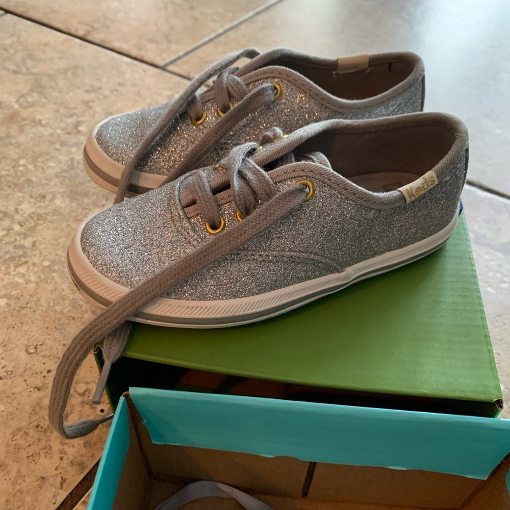 Gently Use Kate Spade Glitter Sneaker Toddler Girl (size 8)